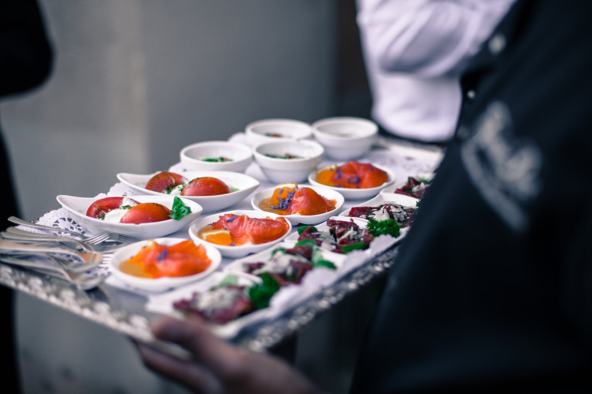 Flying Buffet mit Servicestation